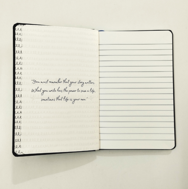 Hard cover - Little black book-lined journal