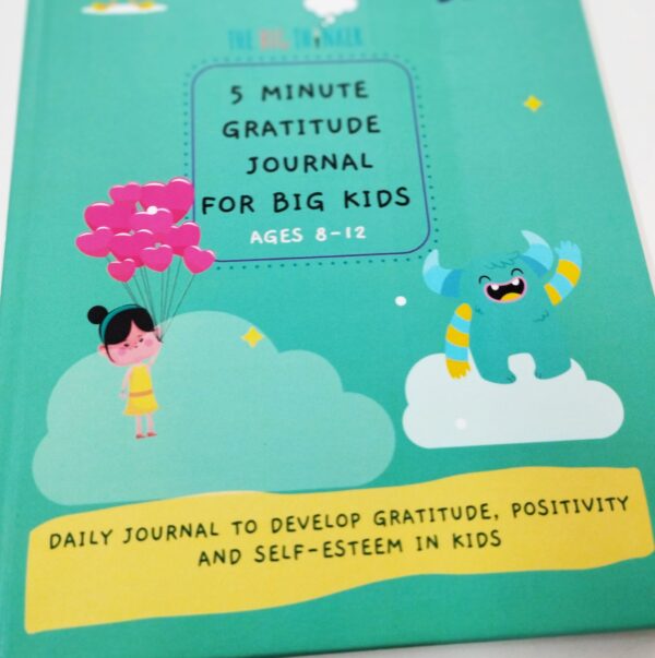 Gratitude Journal for big Kids - Forest Green