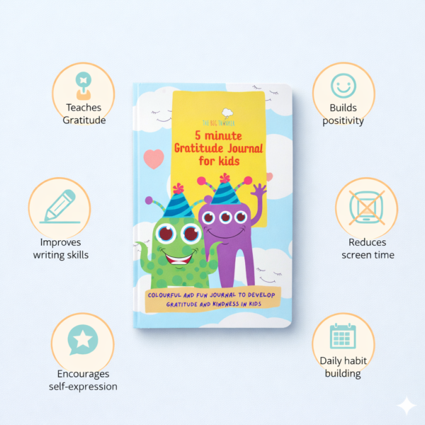 Gratitude Journal for lil Kids - Dreamy clouds