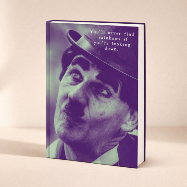 Write Your Own Thing -CharlieChaplin-lined journal